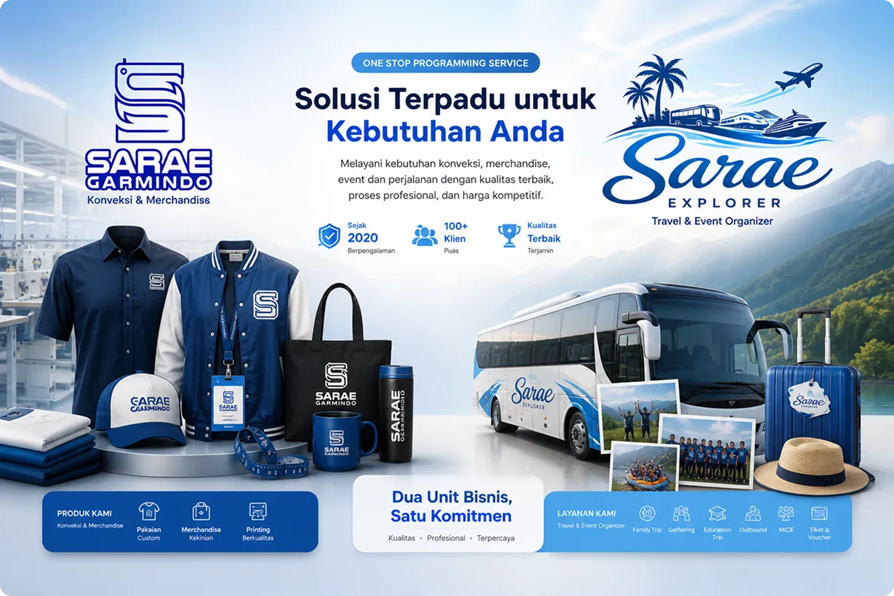 Area produksi dan tim CV Sarae Berkah Sejahtera
